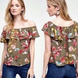 Maeve Anthro Vallita Off-The-Shoulder blouse